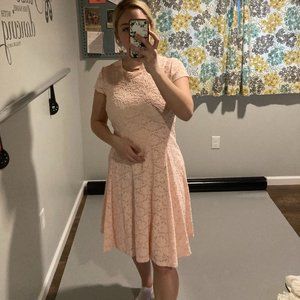 Light Pink Lace Dress
